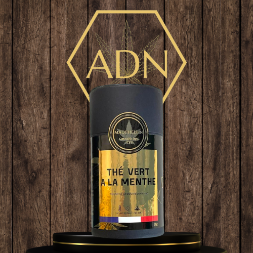 THÉ VERT CBD À LA MENTHE 30% CBD